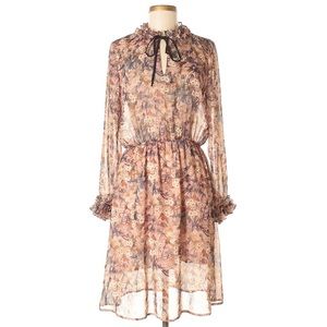 Floral Print, Boho, Prairie, Western Dress